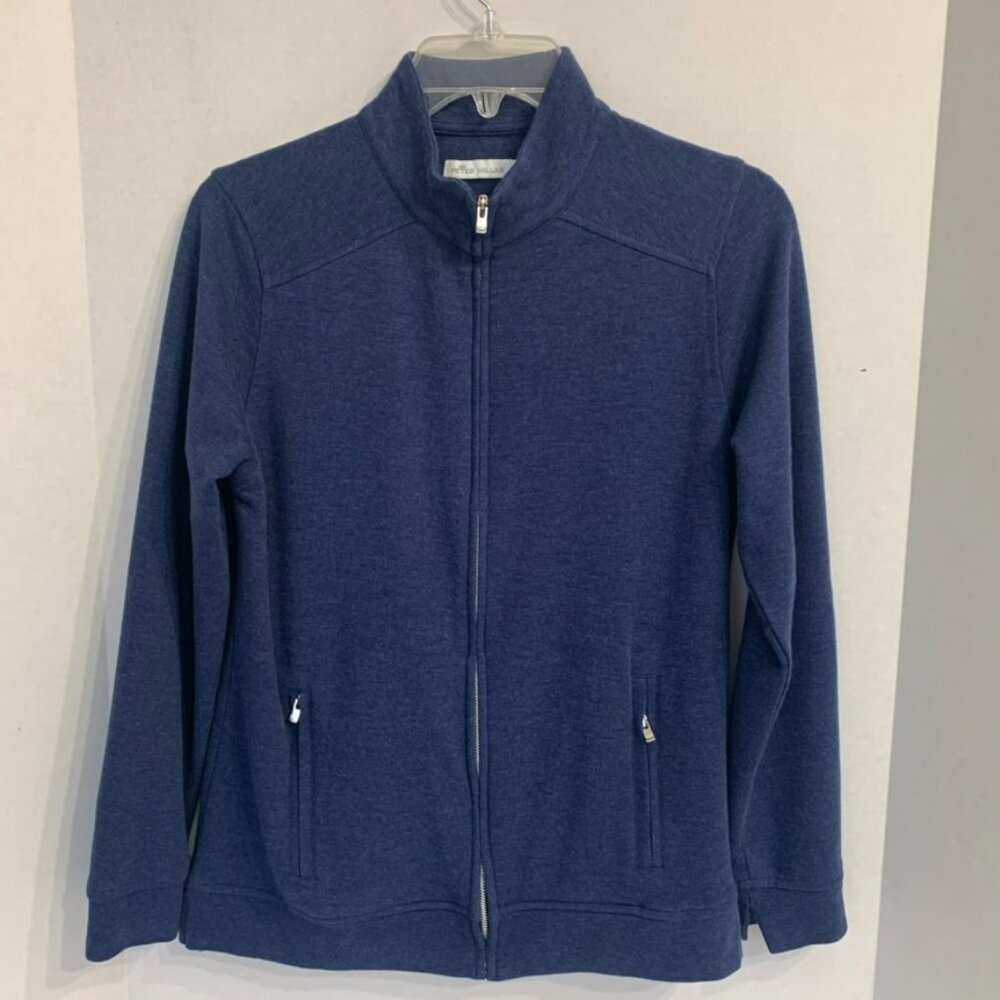Peter Millar Womens Size Medium Navy Blue Zippered Jacket
